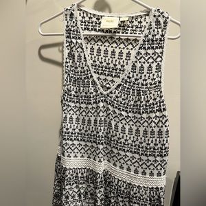 Anthropology Maeve top size M.  Embroidered material.